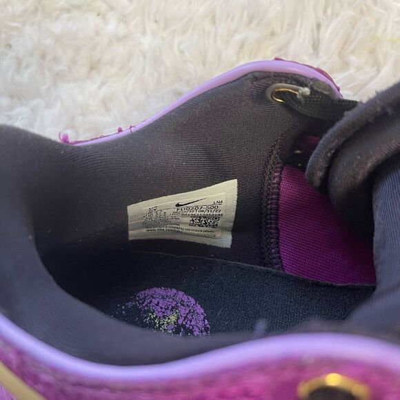 Nike LeBron 20 GS 'Young Heirs' FD0207-500 vivid purple kids sneakers SZ5Y - Picture 10 of 13